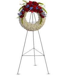 Reflections of Glory Wreath from Westbury Floral Designs in Westbury, NY